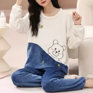 [룽스]겨울 수면세트 극세사잠옷 동물잠옷 파자마 홈웨어