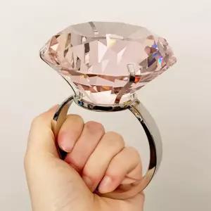 프로포즈 1만 캐럿 핑크 다이아 반지 핑크