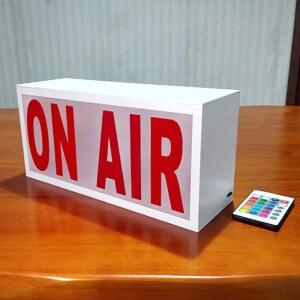 온에어 레코딩 스튜디오 비디 배터리 화이트 3 흰색 led보드 스튜디오 침실 네온 발광