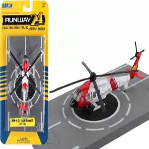 다론 월드와이드 트레이딩 런웨이24 해안경비대 헬리콥터 블랙 레드