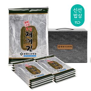 현대수산맛김 보령 대천김 재래 전장김 15봉 조미김/구운김