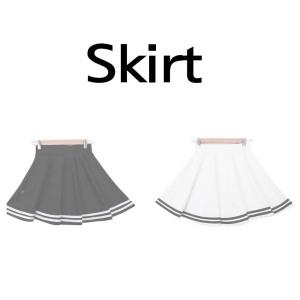 플레어치마 치어리더 댄스치마 미니스커트 학예회의상