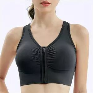 [오노마] ONM 망고 스포츠브라 앞지퍼 노와이어 운동브라 헬스 요가 (S9365675)