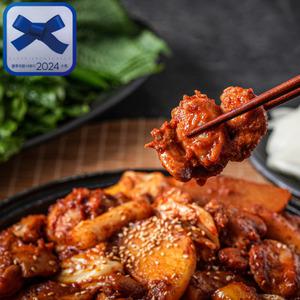 26년전통 박가미 춘천 양념 닭갈비 4인분 단품 1060g 택배 캠핑 음식