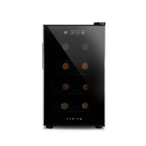 쿠잉 저소음 전자식 터치 컨트롤 반도체방식 8병 수납 와인셀러 와인냉장고 22L