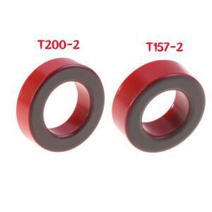 T200-2/T157-2 스틸 페라이트 토 로이드 코어 51x32x14mm/40x24x14.5 Mm 인덕터 분말 레드 링 낮은 투과성