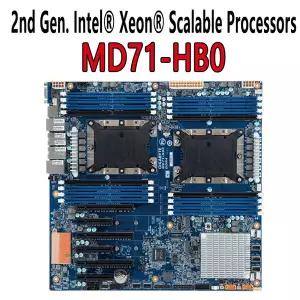 MD71-HB0 rev.1.x 기가 바이트호환 마더보드 C622 칩셋 2 세대 LGA 3647 DDR4 MD71-HBO 전 리퍼 완료