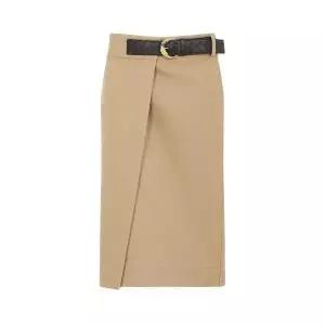 [보테가베네타]BOTTEGA VENETA 보테가베네타 벨트 코튼 스커트 (791599 V0BT0 1434)