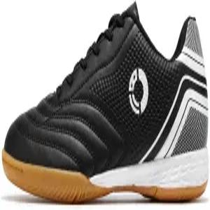 LEOCI 남성 실내 축구 클리츠 트레이너 고무 풋살 운동화 플랫 아웃솔 트레이닝 스니커즈