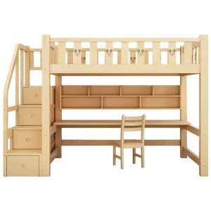 책상 겸용 침대 수납 캐비넷 원룸 히든