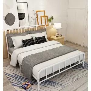 철제 침대 프레임 조립 기숙사 싱글 원룸 블랙 접이식 간이