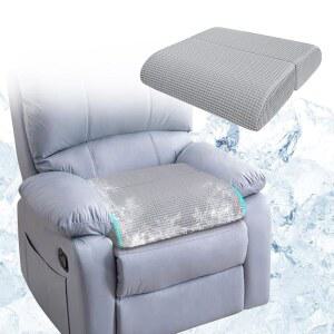 노인을 위한 리클라이너 의자 쿠션, 소파, 안락의자용 초대형 쿨링 시트 쿠션 지지대 - 두꺼운 폼 패드와 미끄럼 방지 베이스로 꼬리뼈 압력 제공