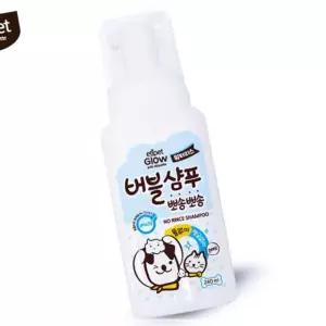 물없이 사무실 반려동물 240ml 씻기는 관공서 거품샴푸 학교 목욕공포 H08W0E0138