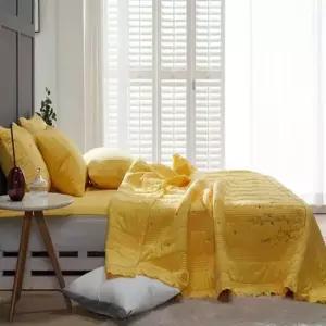 침구세트 스프레드 퀸 세트 옐로우 퀸이불 침구셋트 퀸침구