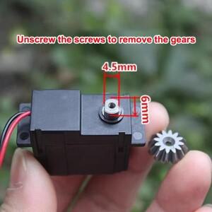 1개 DIY 미니 소형 출력 DC 감속 전동는 로봇 헬리콥터 비행기 자동차 보트용 서보 전동처럼 보입니다.