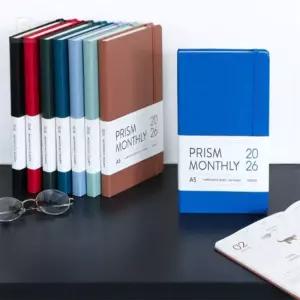 스토어-지유 2026 프리즘 A5 먼슬리 날짜형 월간 다이어리 2026플래너