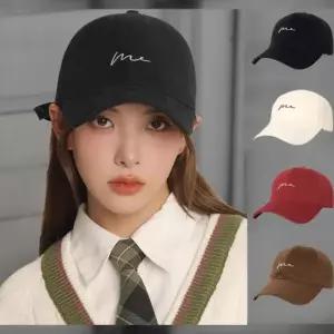 /신상오픈런 여성 레터링 디자인 4가지 색상 코튼 볼캡 모자