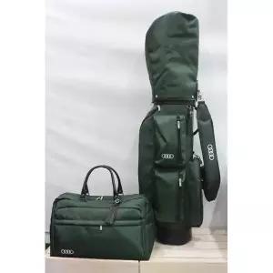 [하프클럽/기타]NEW 가벼운 심플 경량 원단 A.U.D.I 캐디백세트 다크그린