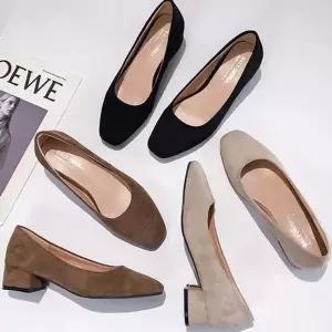 여성 560GLZ09 통굽블로퍼 발편한신발 임산부 여성화 웨지힐