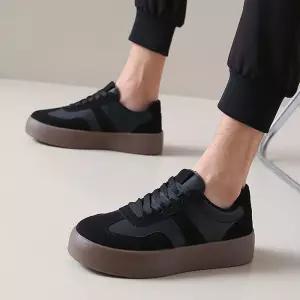 남녀 커플 230-270  발편한 통굽 독일군 스니커즈 운동화