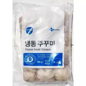 이츠웰 주꾸미 홀 15미 200g 통쭈꾸미 냉동수산물 주