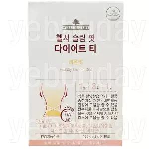 코리아나 웰빙라이프 헬시 슬림 핏 다이어트 티 - 레몬맛