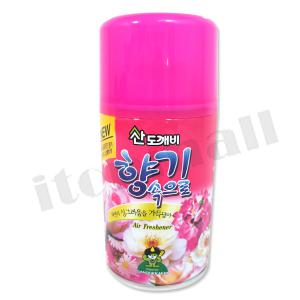 캔방향제 산도깨비 향기속으로 300ml 공기청향제 자동분사기 고체용 실내공기 방향제