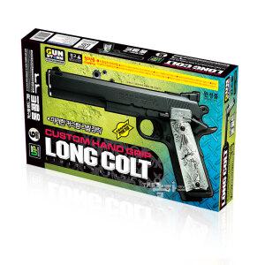 건스톰 롱콜트 에어건 커스텀핸드그립 골드콜트