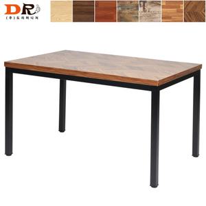 도리퍼니처 40각 블랙 1200x750 테이블 (7가지 상판) / 카페 식탁 식당 업소 다이닝룸 책상