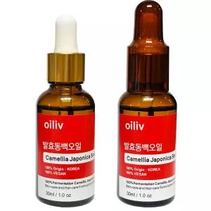 오일리브 국내산 발효동백오일 원액 100%  30ml 2병