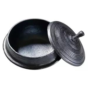 전통방식 길들인 1인용 무쇠 가마솥14cm 인덕션겸용