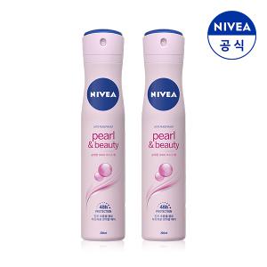 니베아 데오드란트 스프레이 펄앤뷰티 200ml X 2개