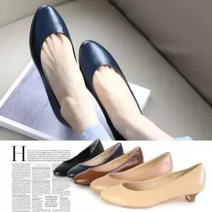 [타미나]천연소가죽 둥근코 플랫 슈즈 AM301 (S2739962)