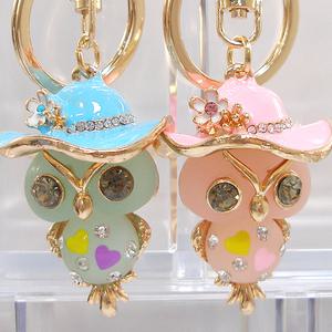 부엉이키링세트 2p/자동차 열쇠고리/커플키링/선물세트