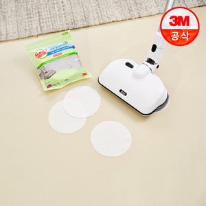 [3M] 원형 베이직 물걸레 청소포 90매 외 LG 삼성 한경희 에브리봇 무선청소기용 청소