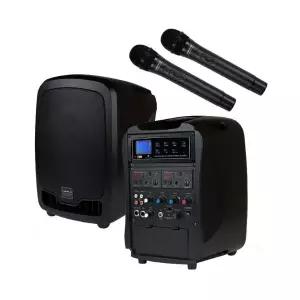 카날스 AT-260BN 휴대용 엠프스피커 2채널 무선핸드마이크2개 (가방포함)