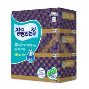잘풀리는집 명품 로션미용티슈 오리진 230매 X 3입