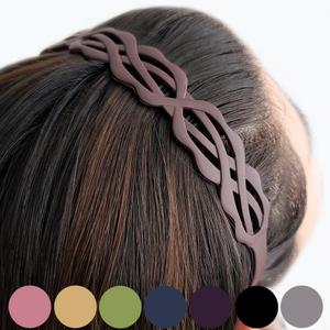 고탄력 플라스틱 기본 넓은 머리띠 헤어밴드 여자 여성 세안 MA25