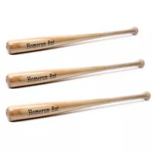 홈런 야구배트 대/중/소 나무 야구 방망이 연식용 아동 청소년 성인 Dno