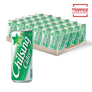 칠성사이다 245ml_캔 (1팩/30개입) 탄산 음료수 업소용