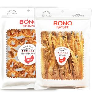 보노네이처 국내산 오래먹는 터키츄 대용량 칠면조힘줄 200g