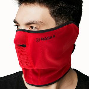 나스카 동계용 안면 방한마스크 빨강-겨울 등산 자전거 스키 오토바이 아웃도어 활동