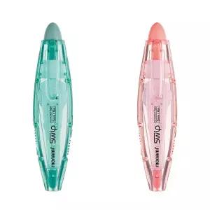 모나미 스윕 수정테이프 수정용품 노크식 원터치 본체 지우개 필기구/