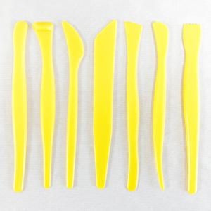 플라스틱 조각칼 점토 찰흙 클레이 미술 공예칼 7p