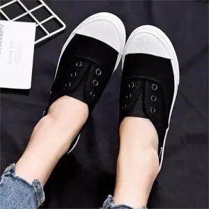 [셀러허브]여자 노스트랩 봄슈즈 운동화 고무줄 플랫슈즈 (S7525870)