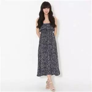[오노마] ONM 쿨샵 휴양지룩 여성 롱원피스 끈나시 플라워원피스 (S8117744)