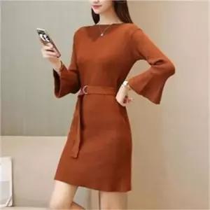 [오노마] ONM 트임 니트 원피스 밴드 해보이는 효과 연출 가능 (S8117674)