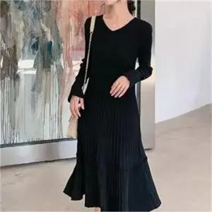 [오노마] ONM 여성 플리츠 골지 원피스 러블리한 데이트룩 하객룩 (S8117684)