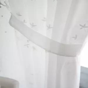 [텐바이텐]애슐리 자수 속커튼 - 화이트