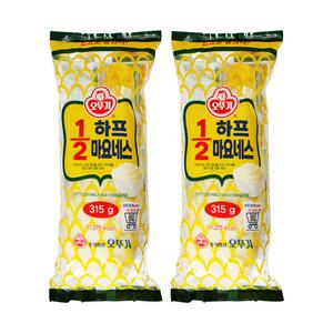 오뚜기 1/2 하프 마요네스 315g 2개 마요네즈
